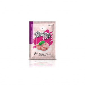 Pouch Tommy Gatito Trozos de Pollo en Salsa 100Gr_1