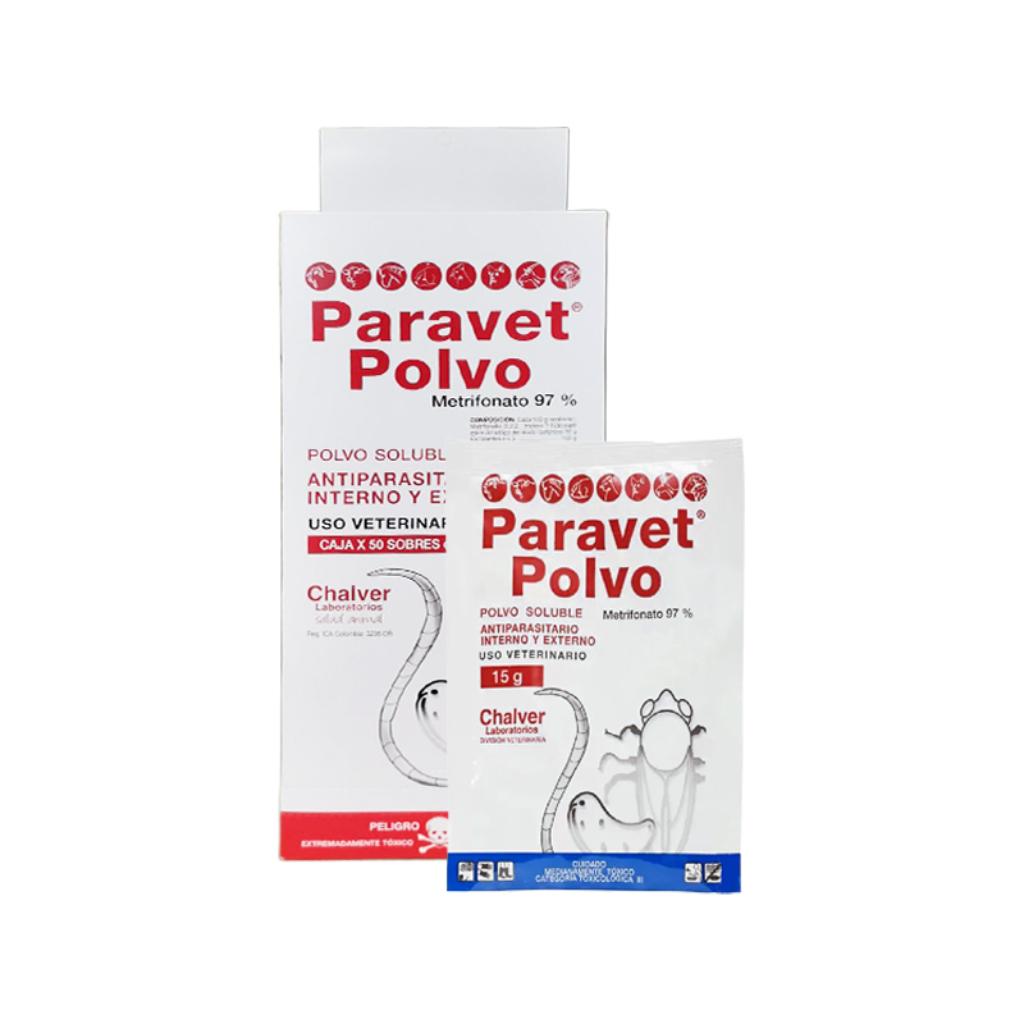 Paravet Polvo Sobre x 15 gr - Señor Mascota