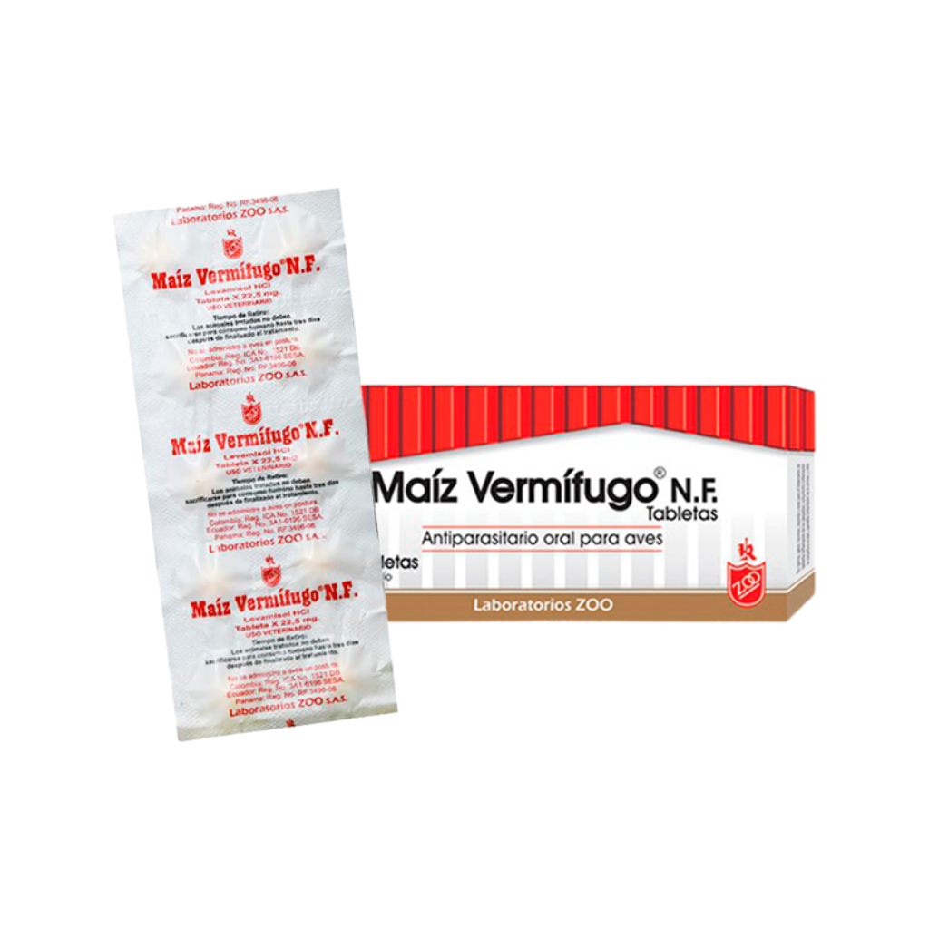 Maiz vermifugo NF X 10 Tab - Señor Mascota