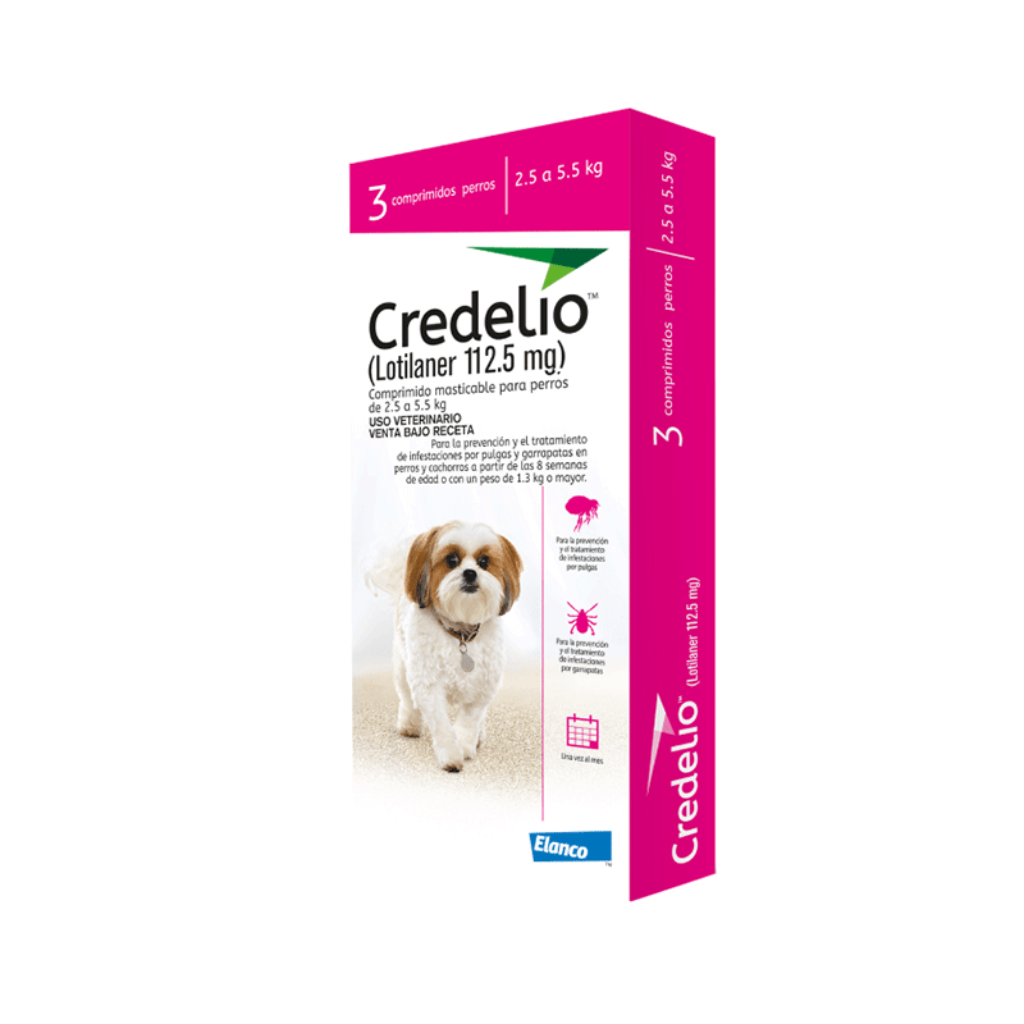 Credelio 3 tab 2,5 a 5,5 Kg (Rosado)_1