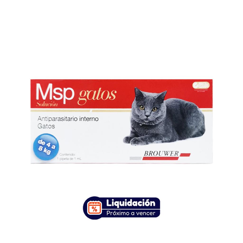 msp gatos 1 ml (4 a 8 k) (OCTUBRE 2026) - Señor Mascota