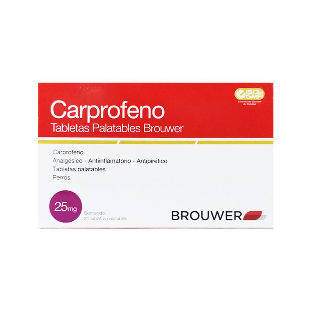 Carprofeno 25 mg Caja x20 Comprimidos - Señor Mascota