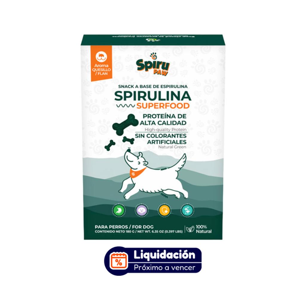 Snack Dog Spiru Paw Quesillo x 180 gr (DICIEMBRE 2026) - Señor Mascota