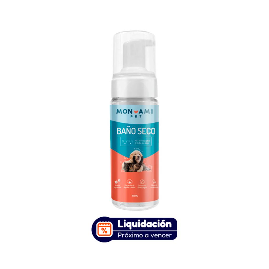 Spray Baño Seco Monami 150ml (DICIEMBRE 2026) - Señor Mascota