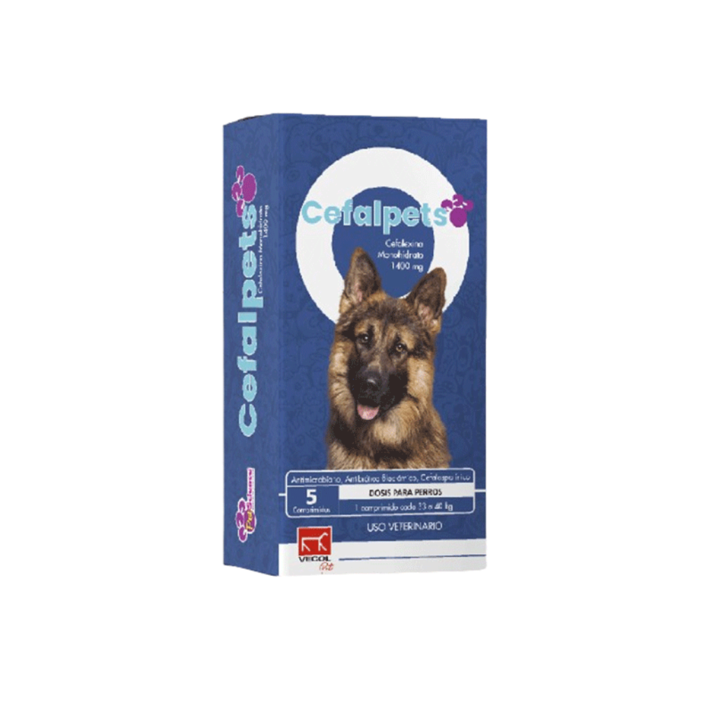 Cefalpets 1400mg x5 Tab - Señor Mascota