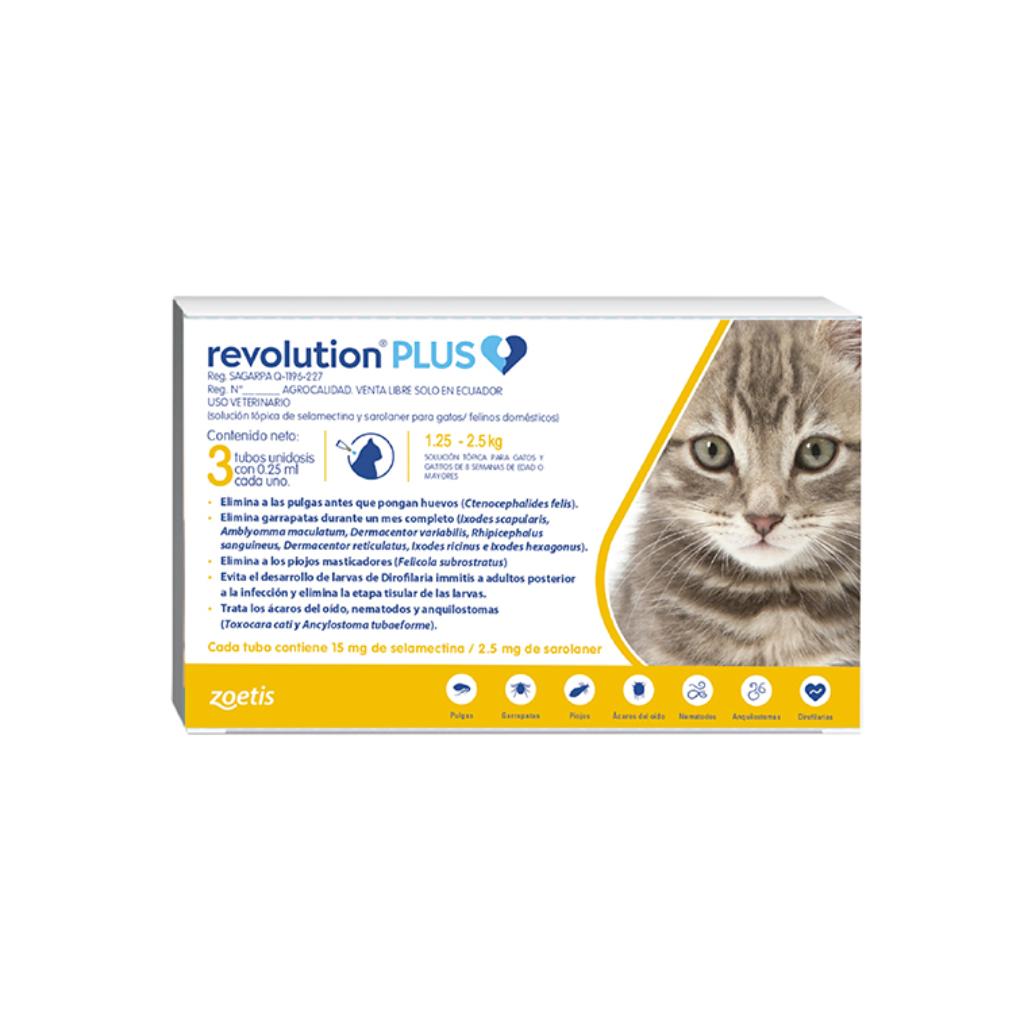 Revolution Plus 0,25Ml (1.25-2.5kg) x1 Pipeta - Señor Mascota
