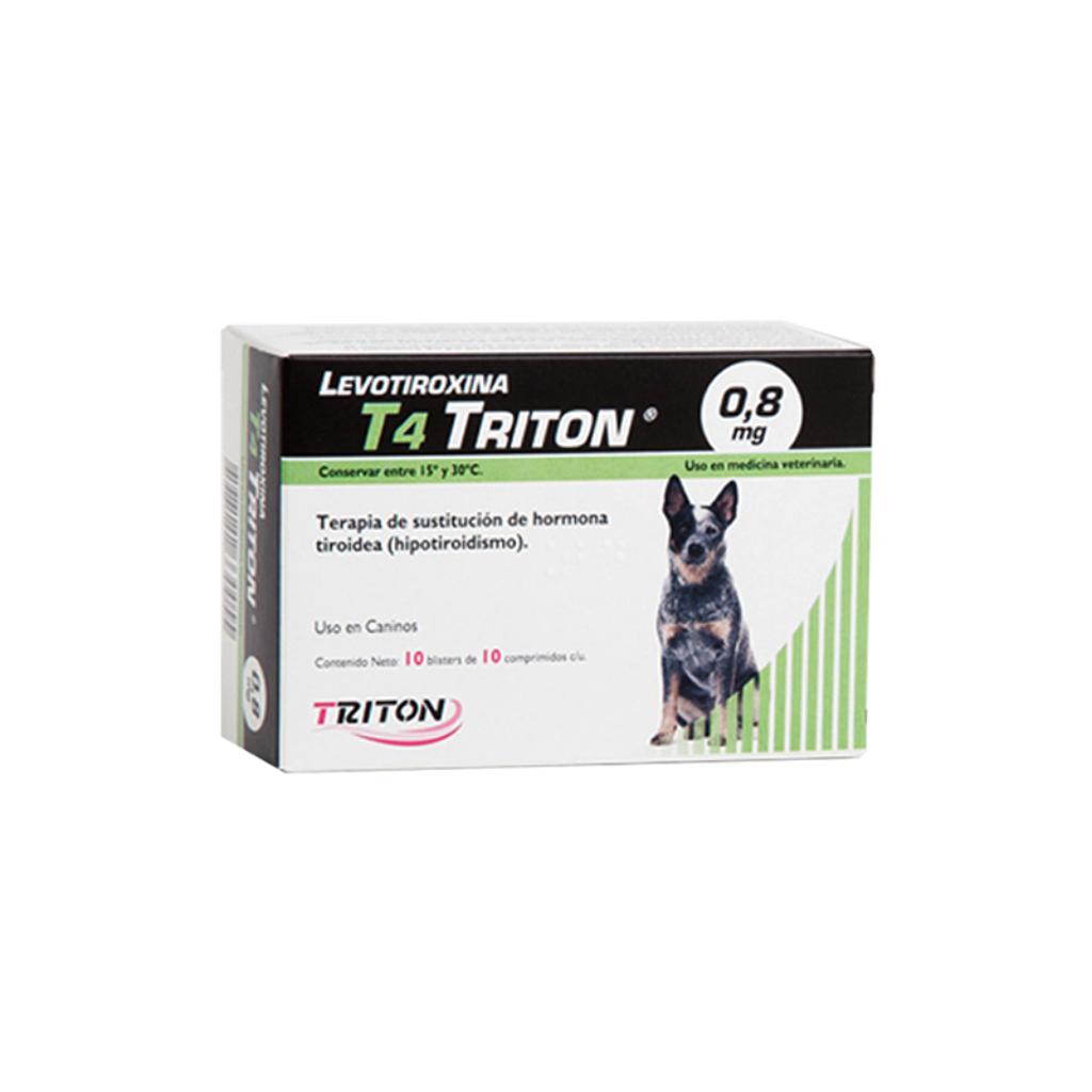 Levotiroxina T4 Triton 0,8 Mg blister x 10 Tab - Señor Mascota