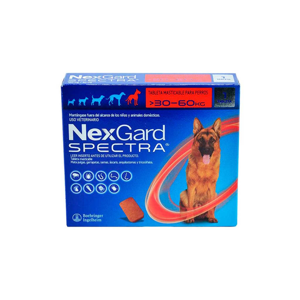 Nexgard Spectra XL 30 a 60 Kg (Rojo)_1
