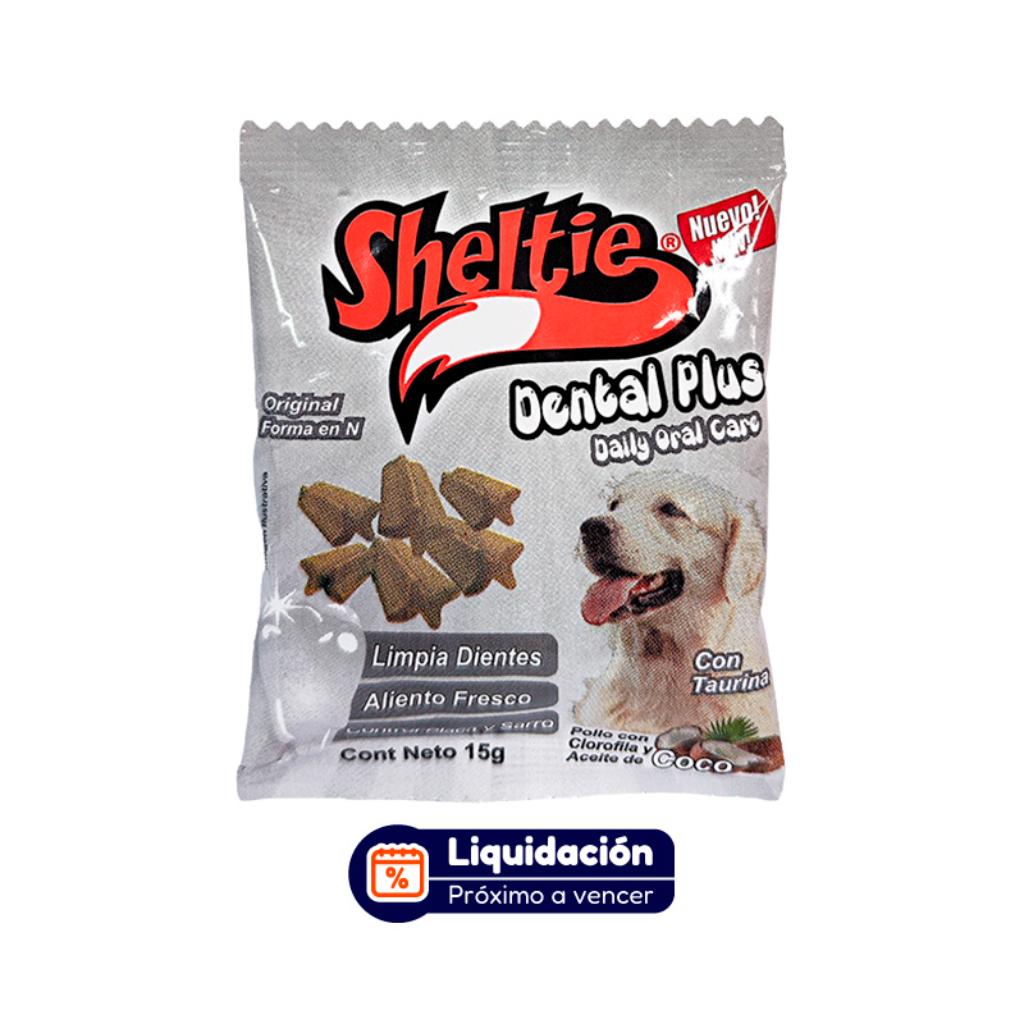 Sheltie Dental Plus Pollo con Clorofila y Aceite de Coco 15gr (DICIEMBRE 2026) - Señor Mascota