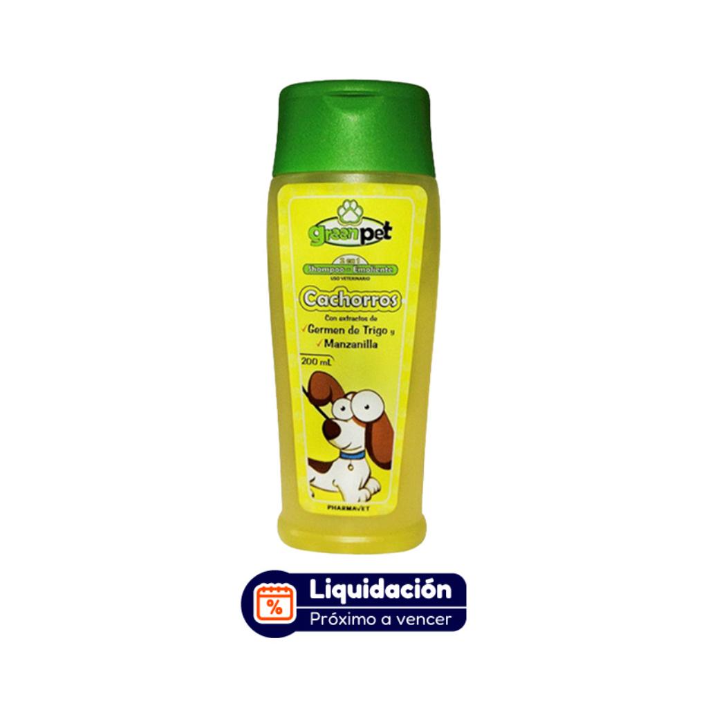 Shampoo Green pet Cachorros 200ml (DICIEMBRE 2026) - Señor Mascota