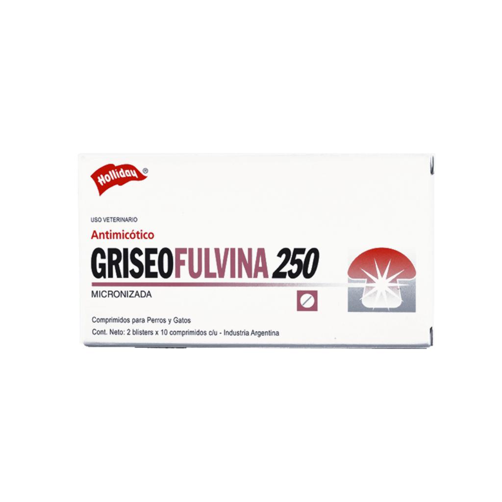 Griseofulvina 250mg x20 Compr (MAYO 2026) - Señor Mascota