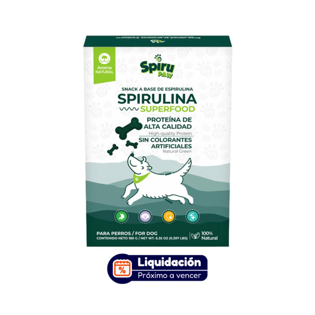 Snack Dog Spiru Paw Natural x 283,5 gr (DICIEMBRE 2026) - Señor Mascota