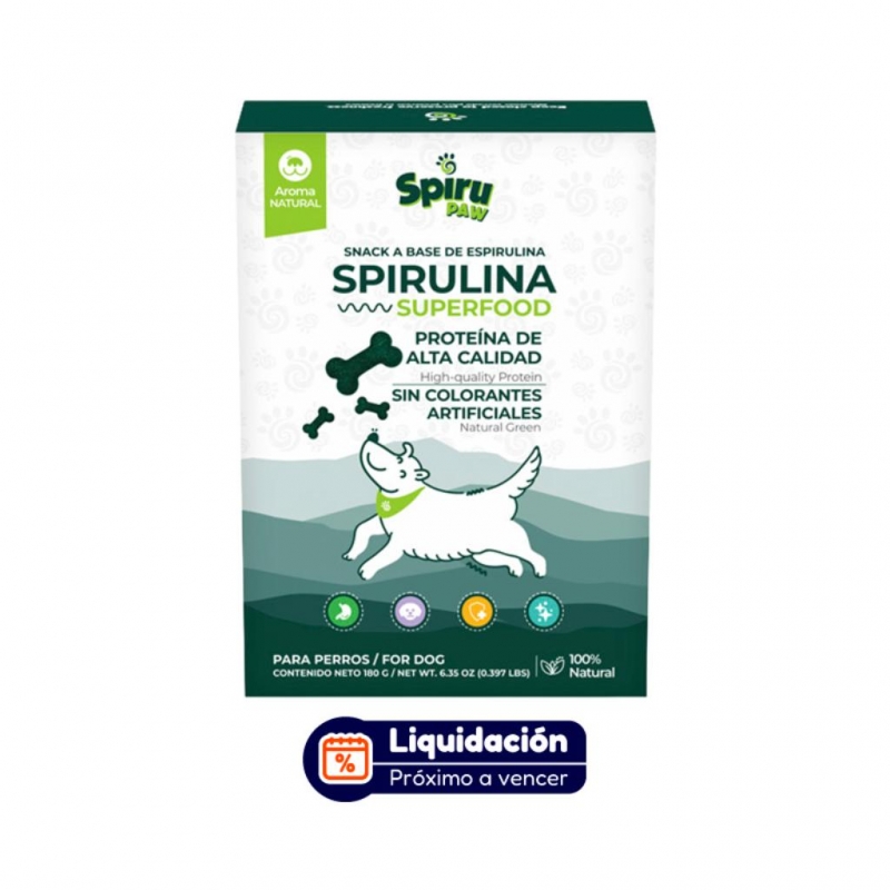 Snack Dog Spiru Paw Natural x 283,5 gr (DICIEMBRE 2026)_1