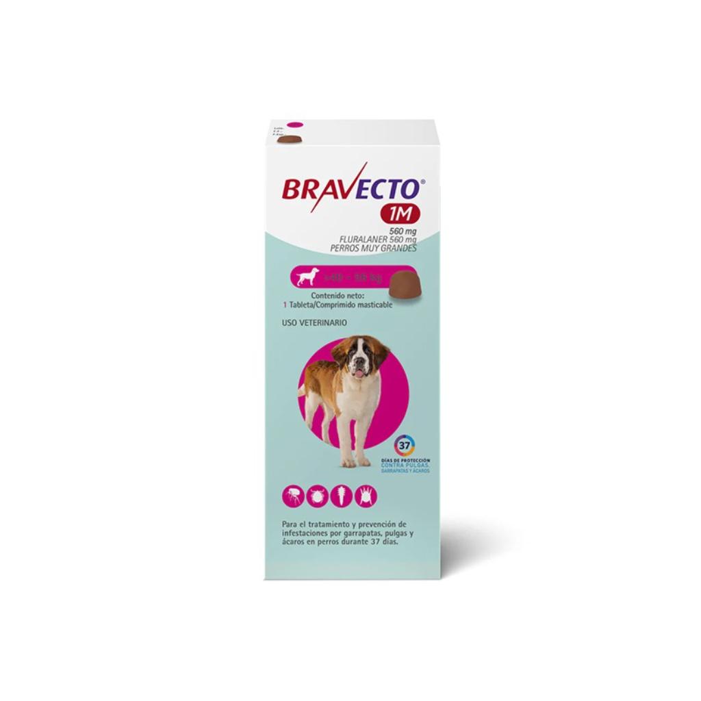 Bravecto 1M 560Mg 40 a 56 Kg - Señor Mascota