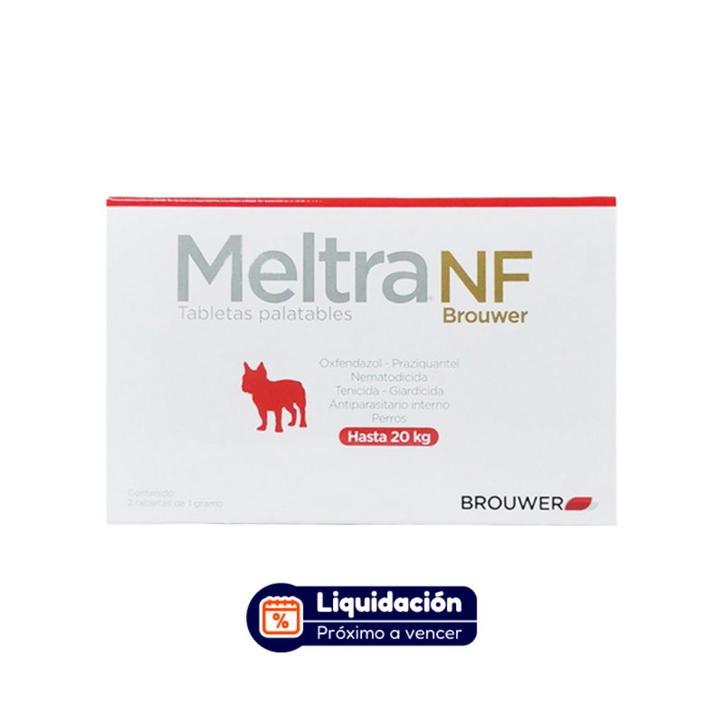 Meltra NF Caja x2 Comprimidos (ENERO 2027) - Señor Mascota