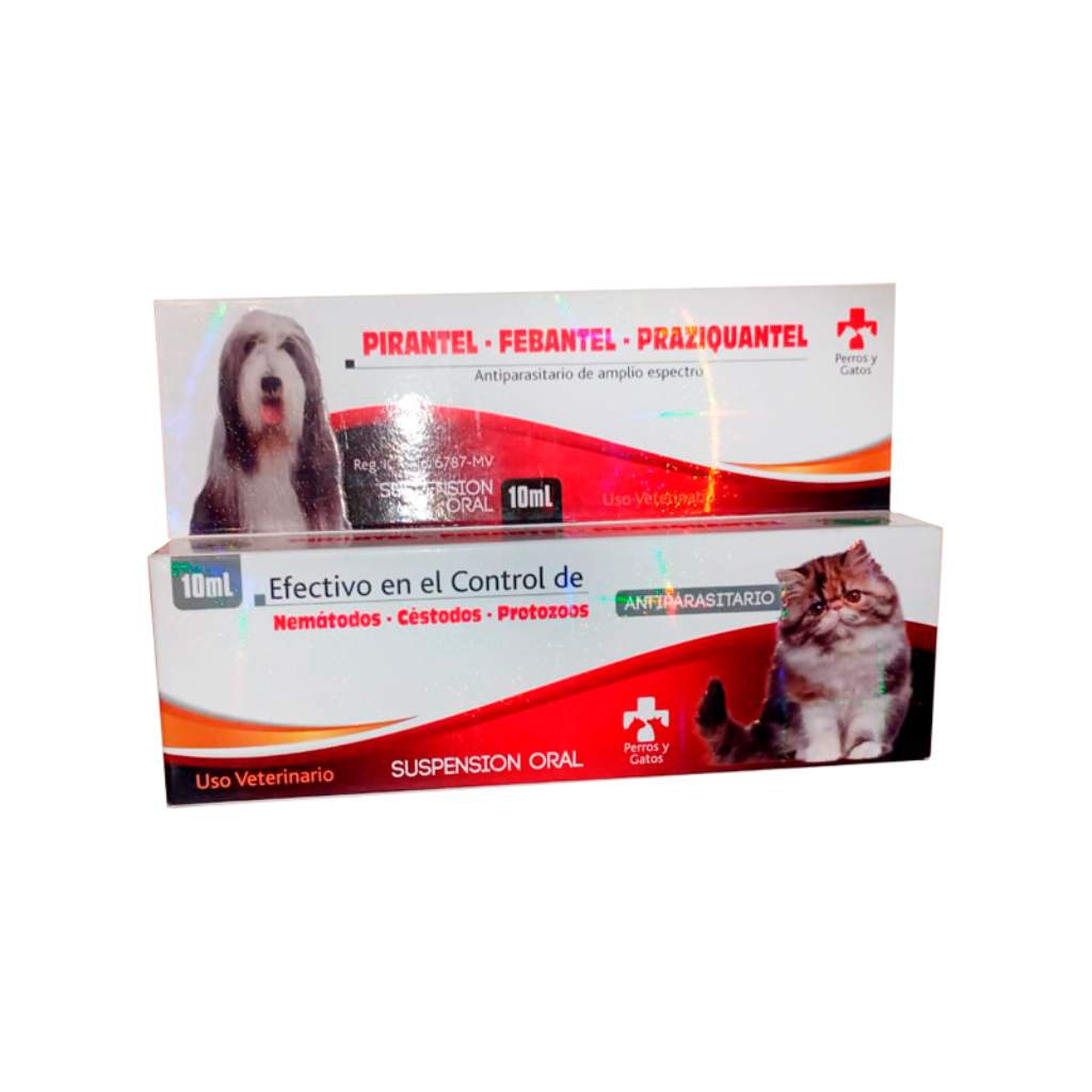 Desparasitante Pirantel 10ml - Señor Mascota