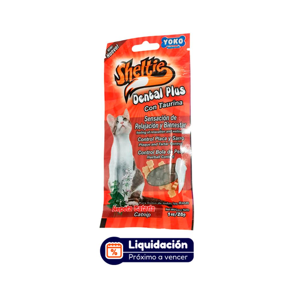 Sheltie Gatos Catnip 28gr (NOVIEMBRE 2026) - Señor Mascota