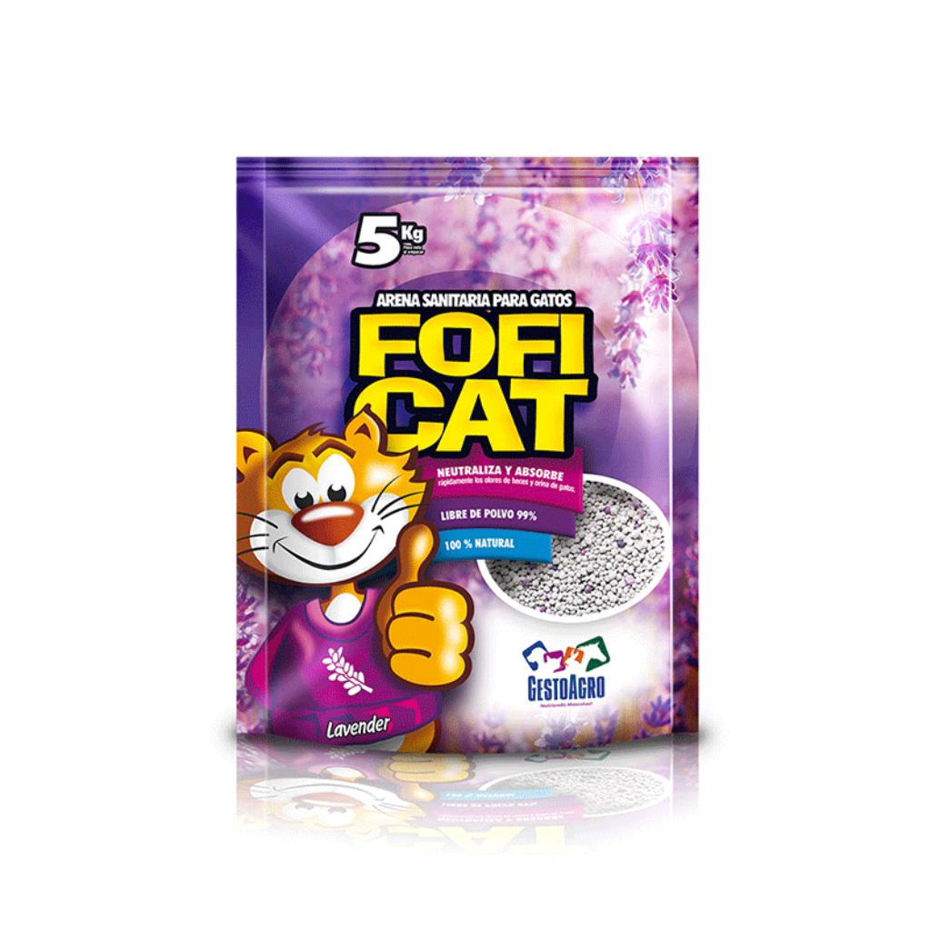 Arena Fofi Cat Lavanda 5kg_1
