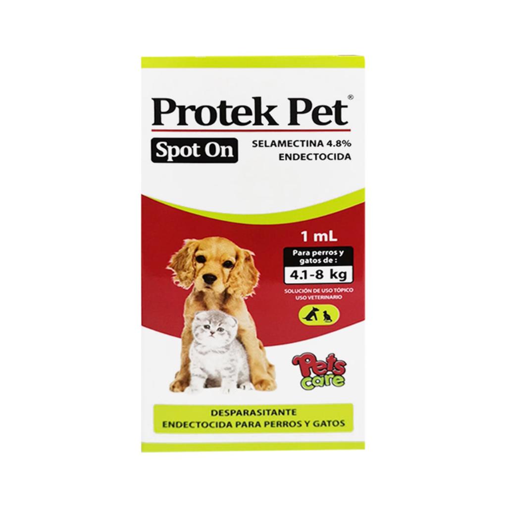 Protek Pet Spot On Perros y Gatos (4,1-8 kg) - Señor Mascota