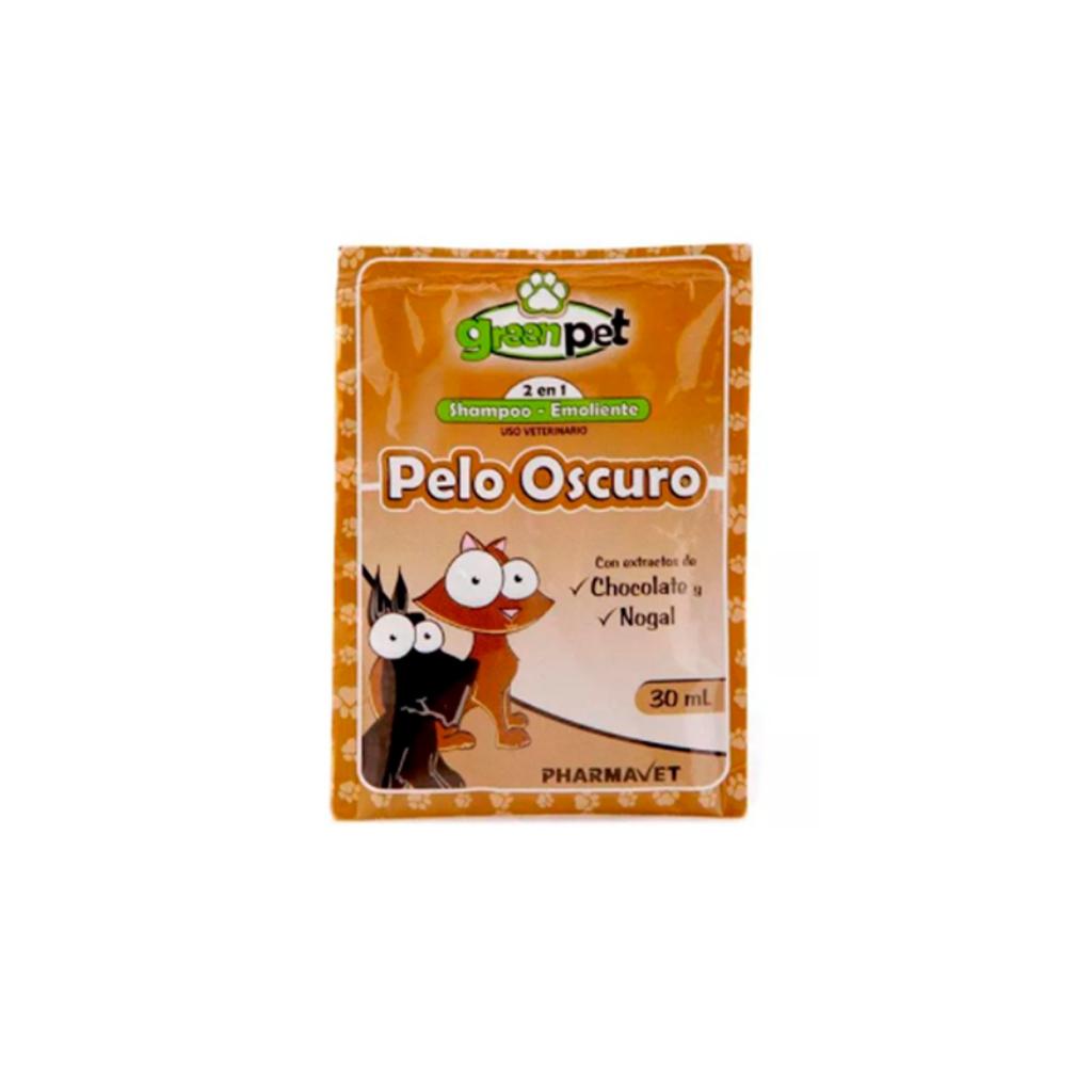 Shampoo pelo oscuro 30ml Green pet_1