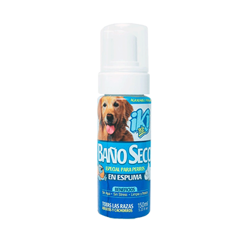 Baño Seco Espuma Perro Iki 150 Ml_1