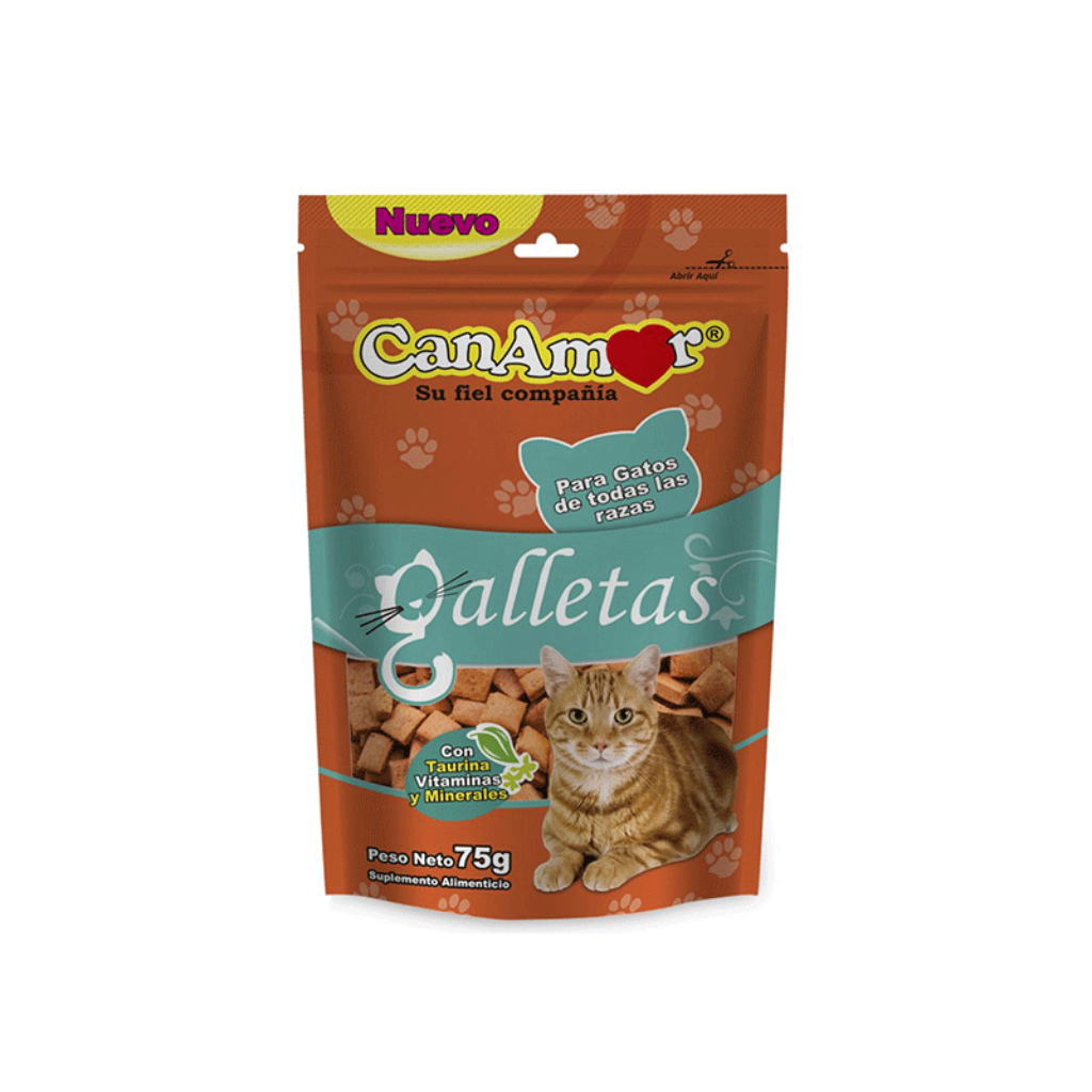Galletas Gatos 75 Gr Can amor - Señor Mascota