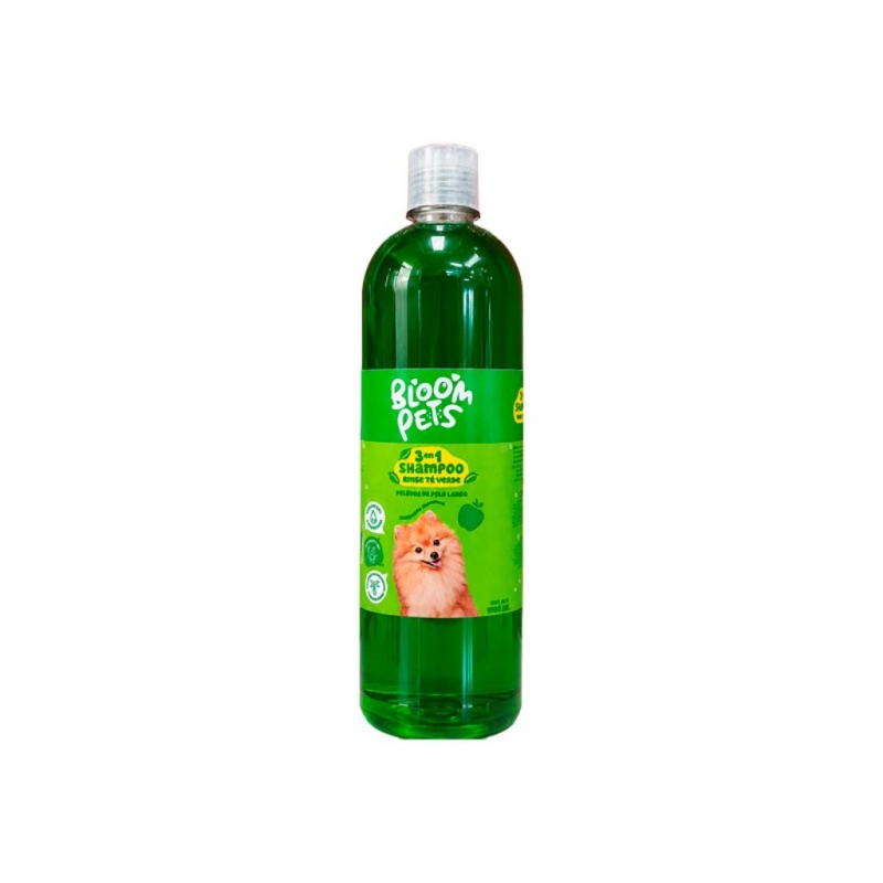 Shampoo Bloom Pets Rinse Te Verde 1 Litro_1