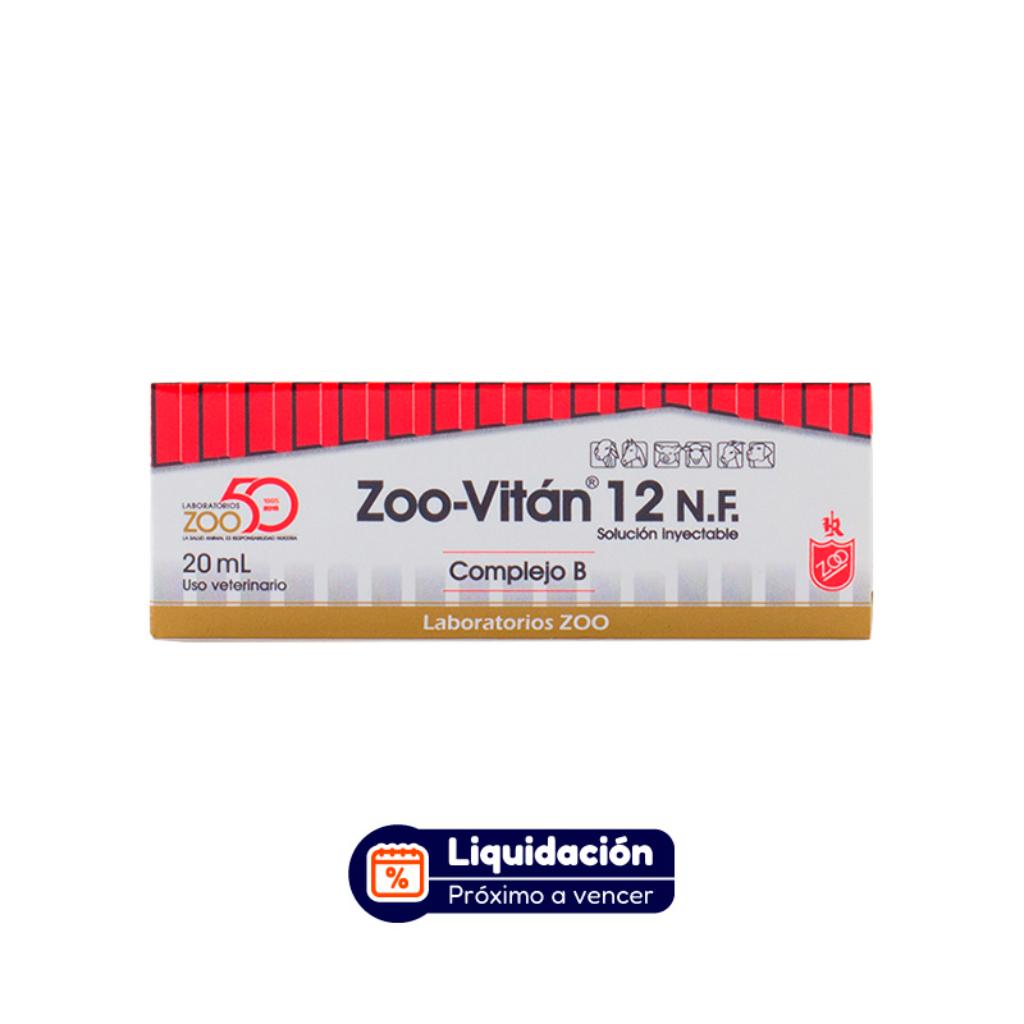 Zoo-vitan 12 N.F 20 ml (NOVIEMBRE 2026) - Señor Mascota