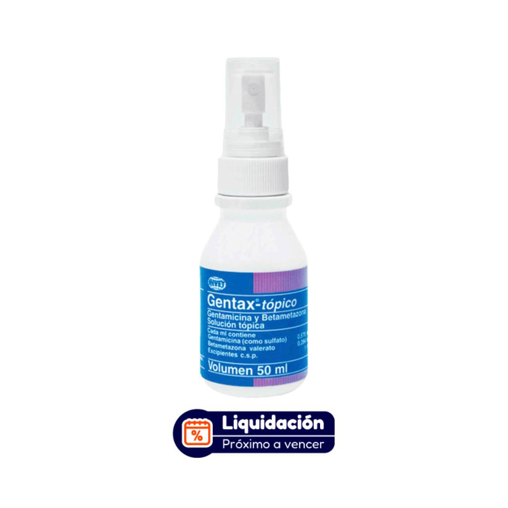 Gentax Topico x 50 ml (SEPTIEMBRE 2026) - Señor Mascota