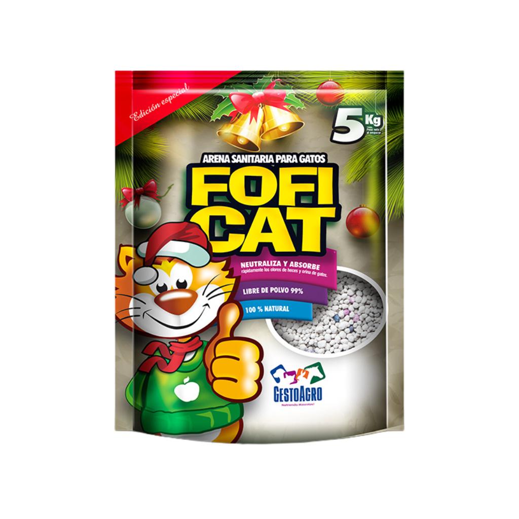 Arena Fofi Cat Navidad 5kg - Señor Mascota