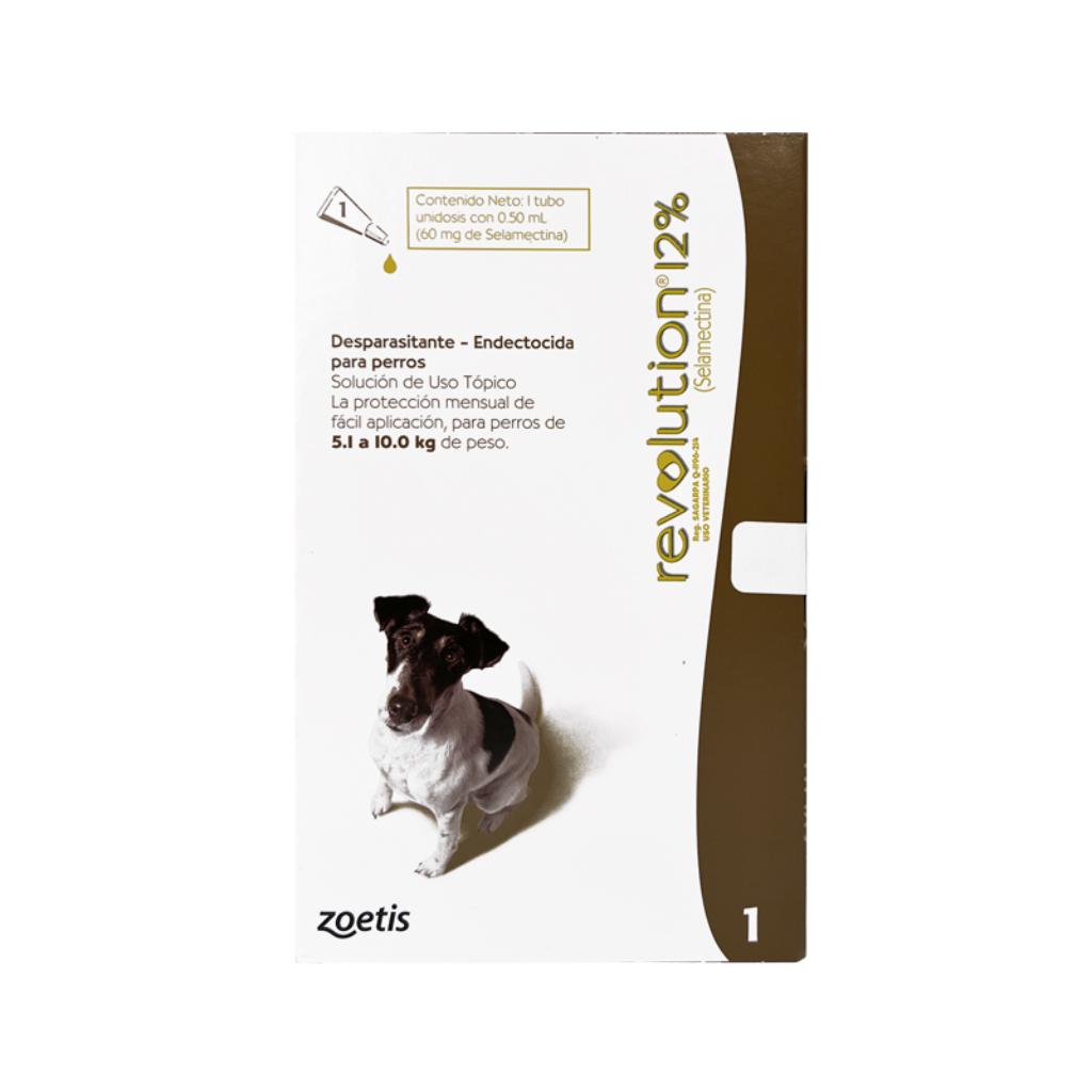Revolution 12% 0,50Ml (5.1-10Kg) Café (JUNIO 2026) - Señor Mascota