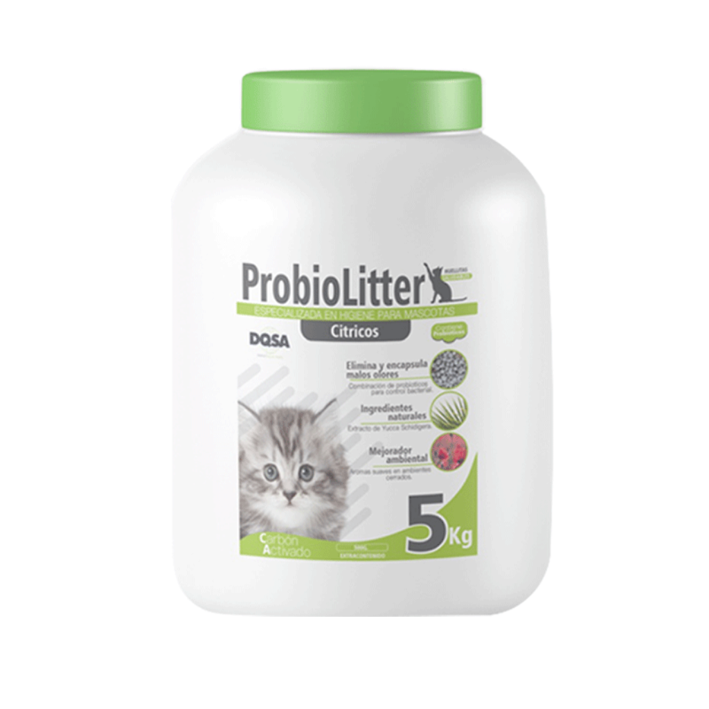 Arena recipiente ProbioLitter Citrico 5,5 Kg_1