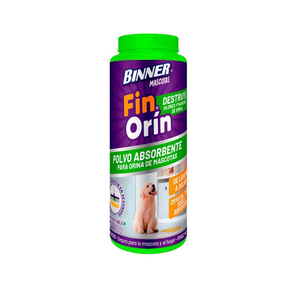 Polvo Absorbente Binner Fin Orín Mascota 120gr - Señor Mascota