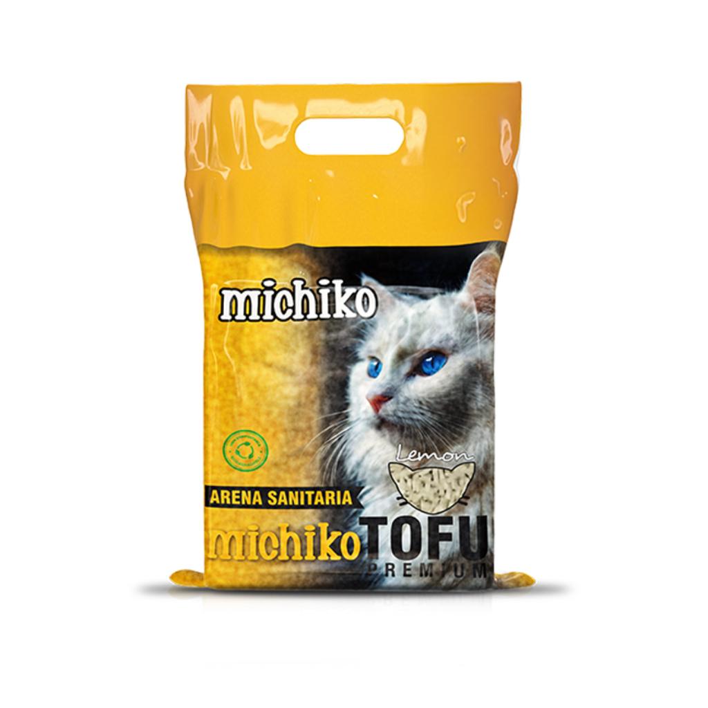 Arena Michiko Tofu Limón 4,5kg - Señor Mascota