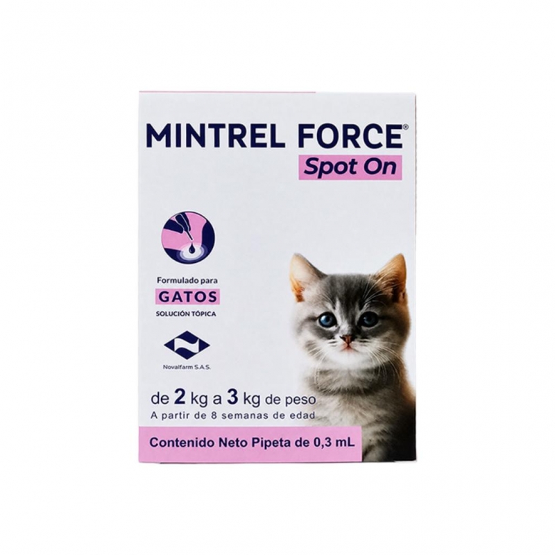 Mintrel Force Gatos Spot On x 0,3 ml_1