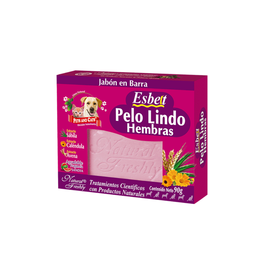 Jabon Esbelt Pelo Lindo Hembras 90Gr_1