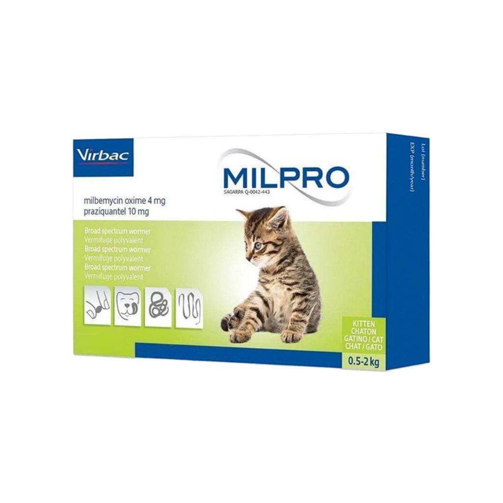 Milpro Kitten 4mg 10 x4 tabletas - Señor Mascota