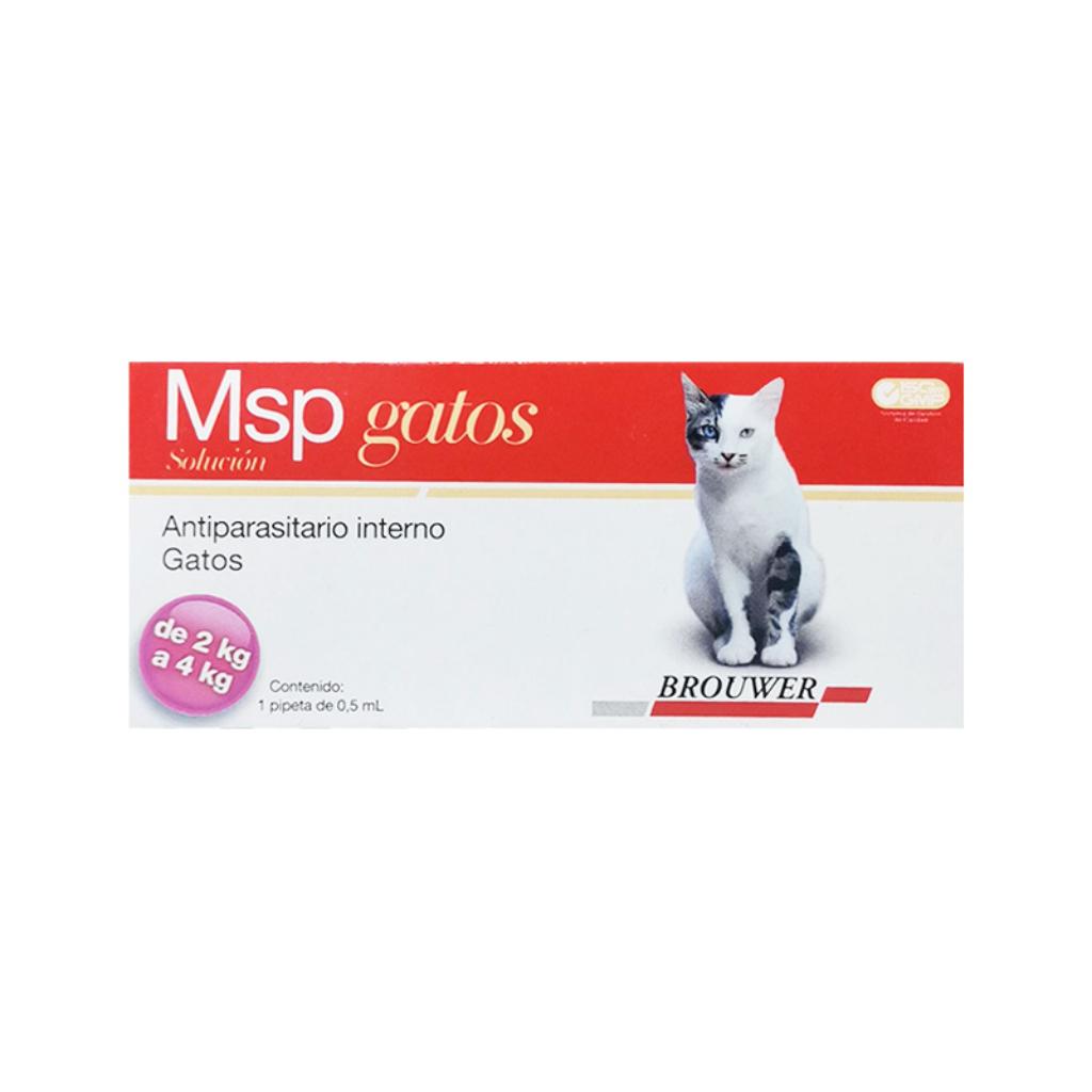 MSP Gatos 0,5 ml (2 a 4 k) - Señor Mascota