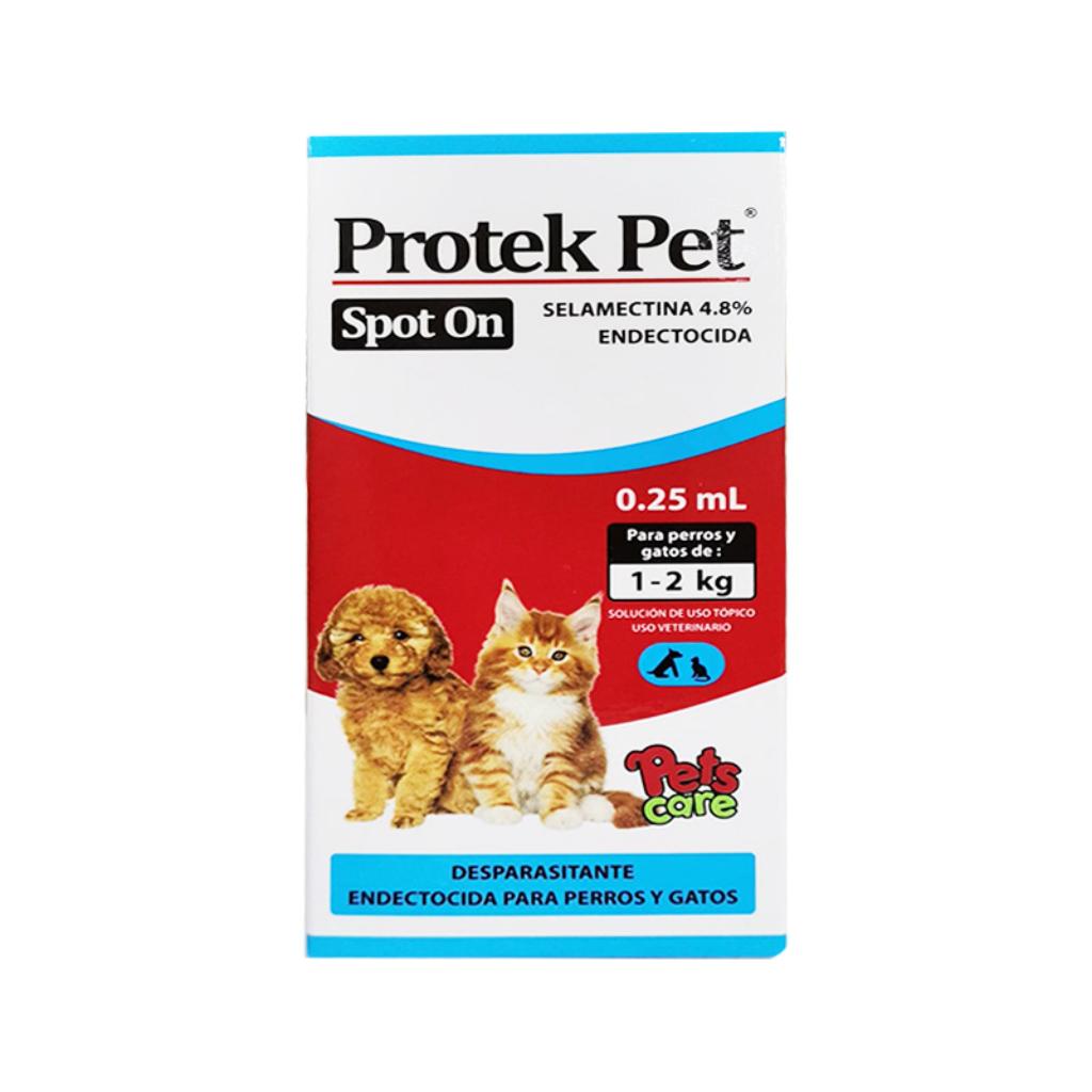 Protek Pet Spot On Perros y Gatos (1-2 kg) - Señor Mascota
