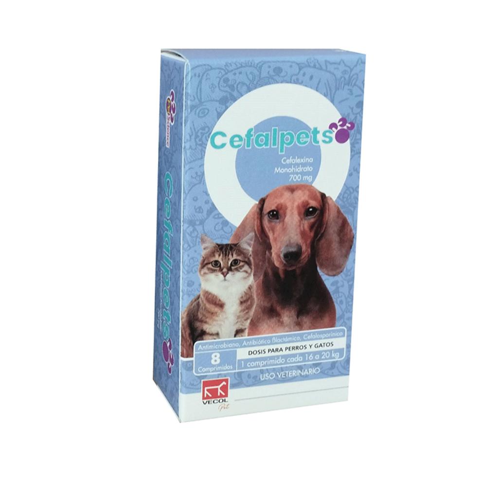 Cefalpets 700 x8 Tab - Señor Mascota