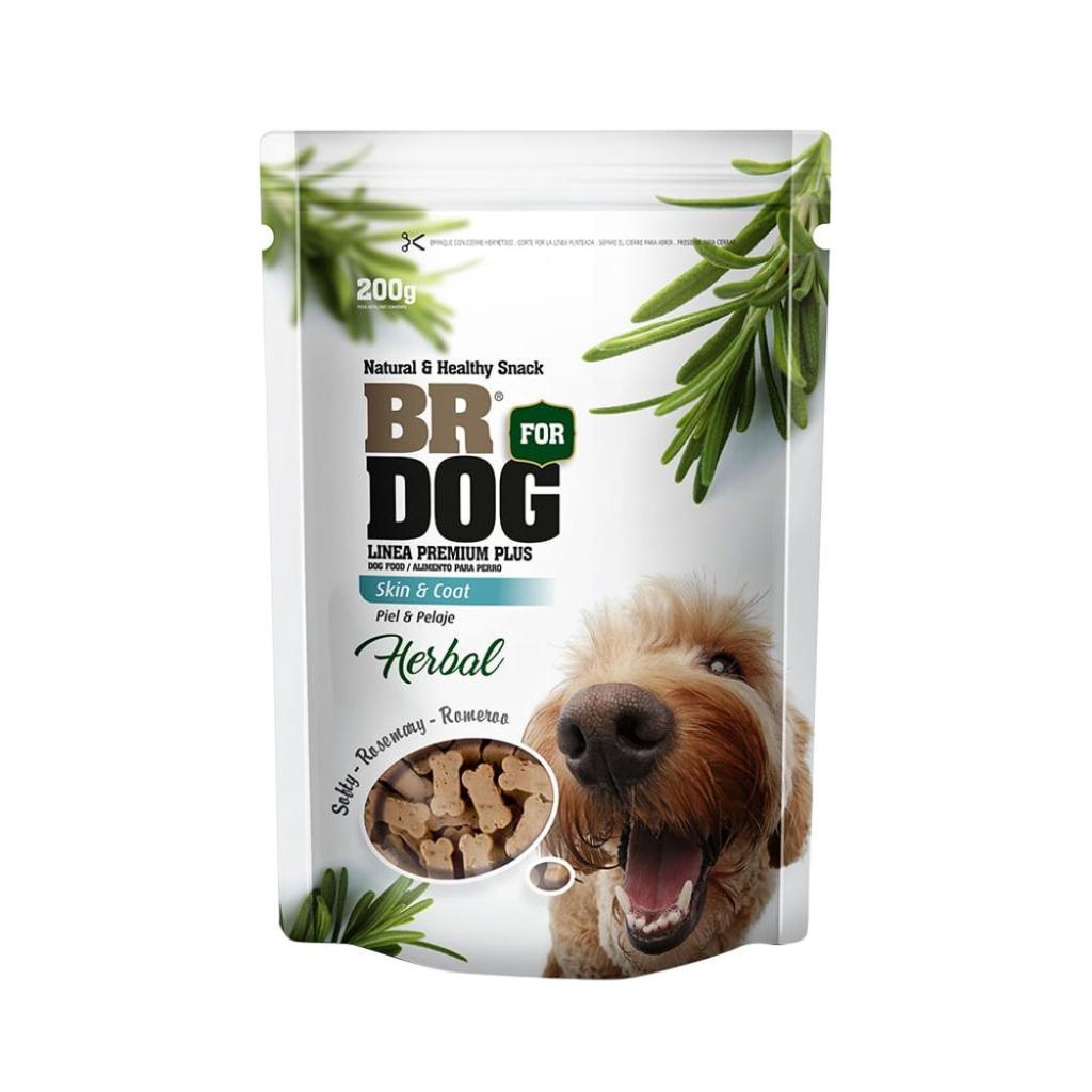 Br Snack Herbal Skin y Coat 200 Gr - Señor Mascota