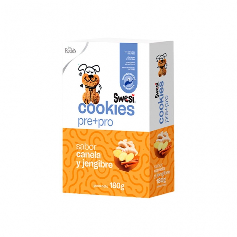 Swesi Galletas Pre+Pro Perros Canela Jengibre  X 180Gr_1
