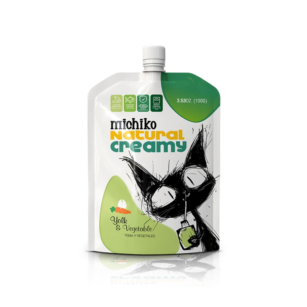 Michiko Yogurt Yema y Vegetales x 100Gr - Señor Mascota