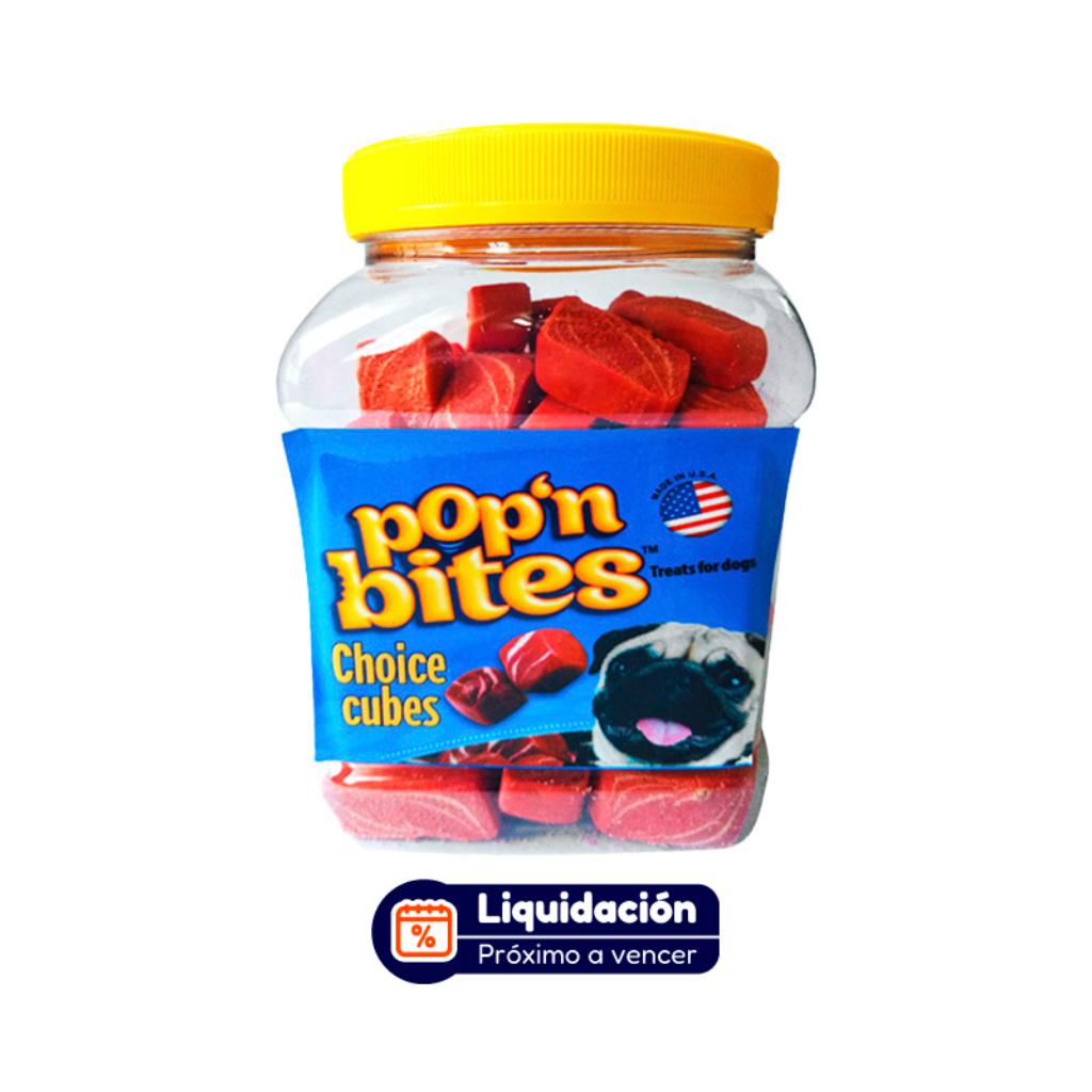 Bombonera Pop'n bites Cubes 600 Gr (DICIEMBRE 2026) - Señor Mascota