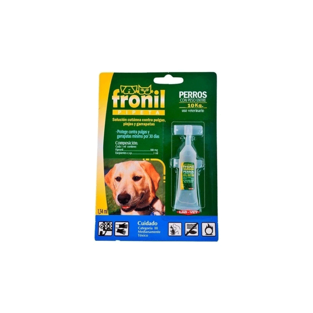 Fronil Pipeta 10kg - Señor Mascota