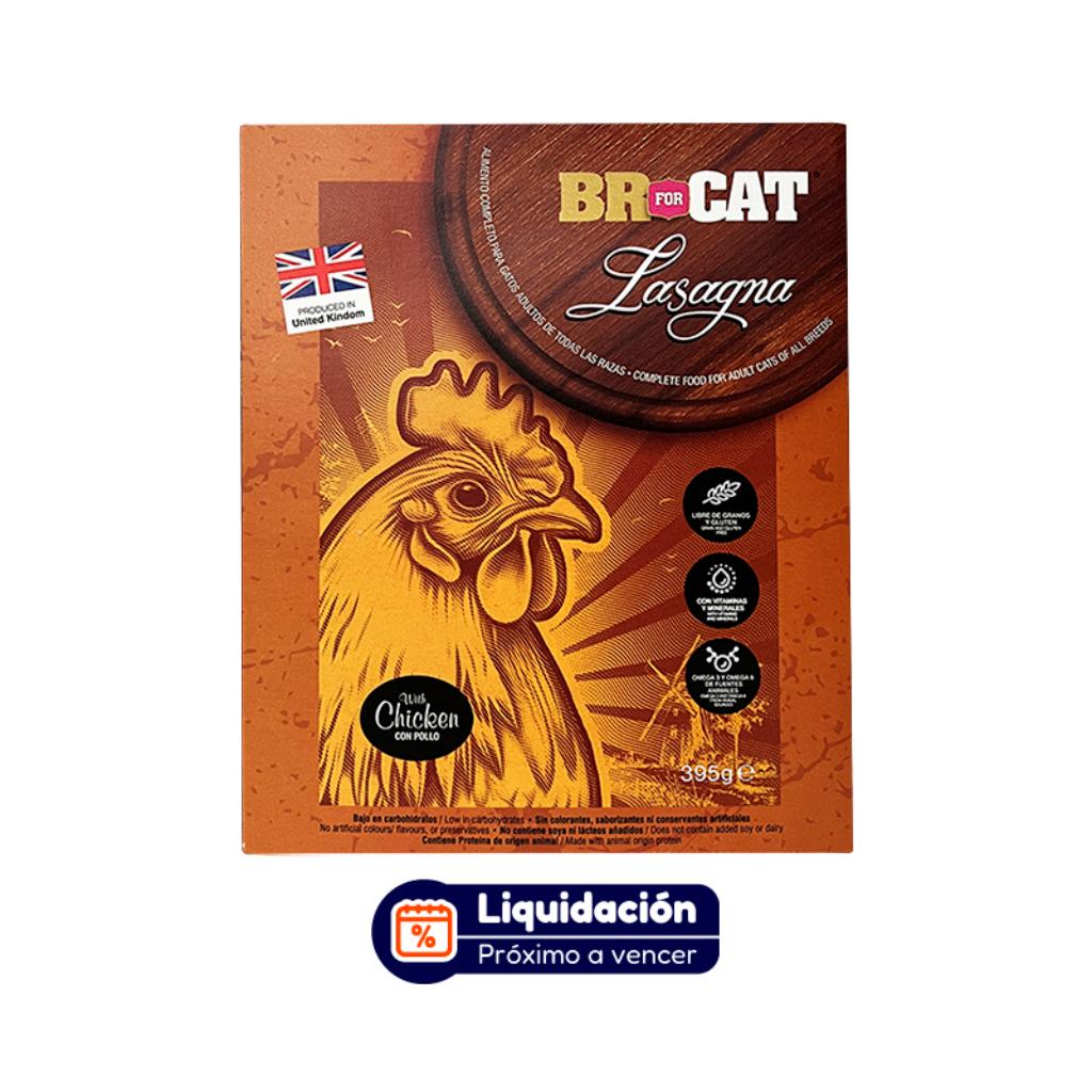 Lasagna Br For Cat Pollo x 395gr (JULIO 2026) - Señor Mascota