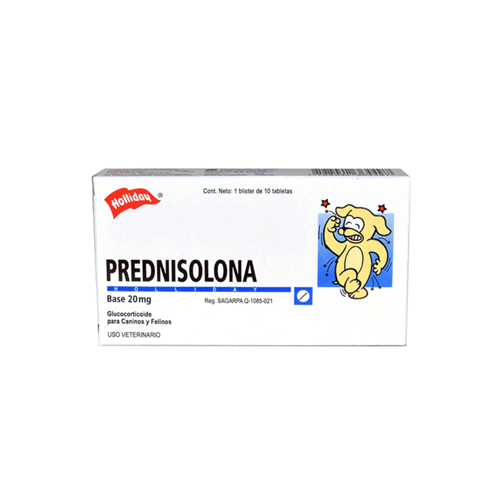 Prednisolona 20mg x10 compr - Señor Mascota