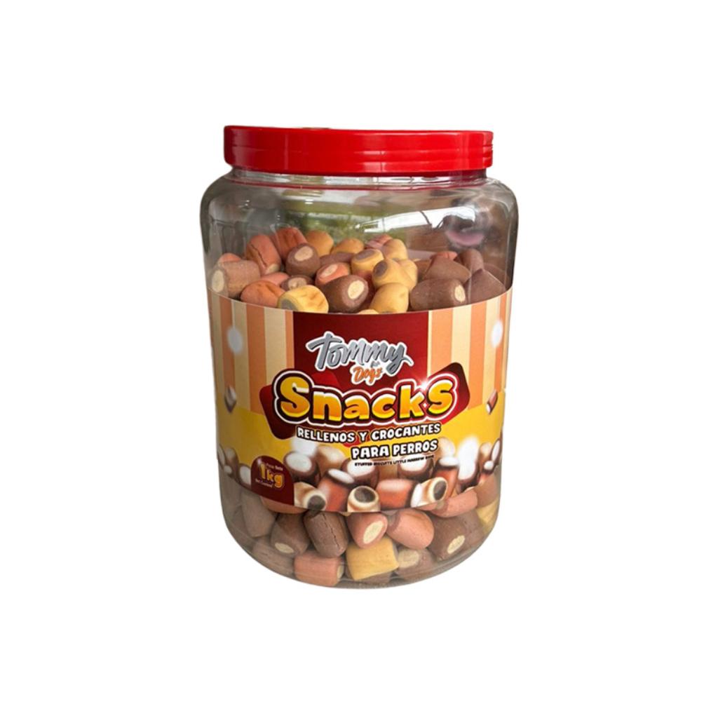 Bombonera Tommy Snacks Rellenos y Crocantes 1 Kg - Señor Mascota
