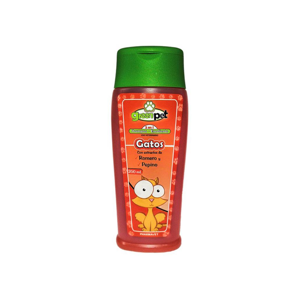 Shampoo Green pet Gatos 200ml (MAYO 2026) - Señor Mascota