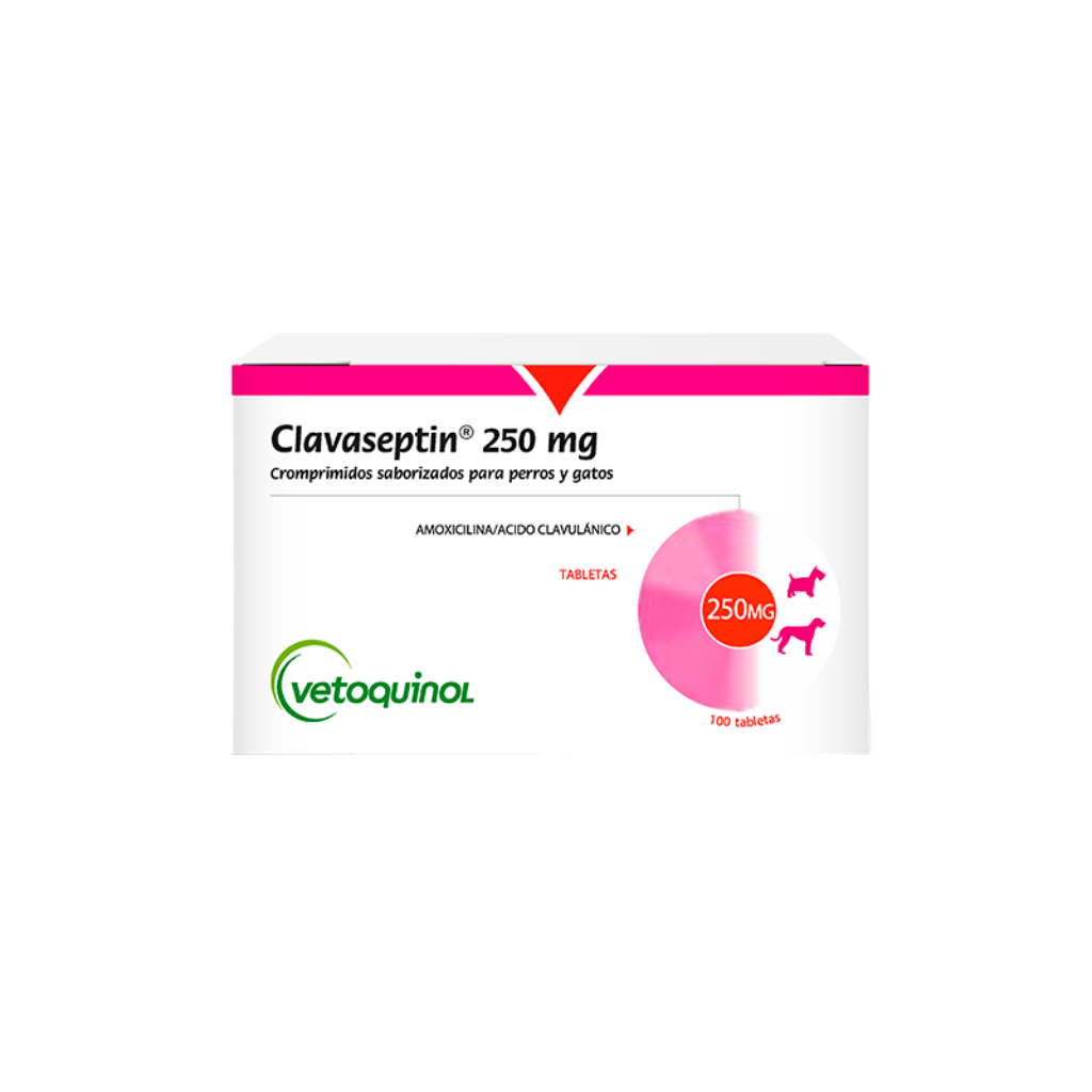 Clavaseptin 250 mg Blister x 10 Tab - Señor Mascota
